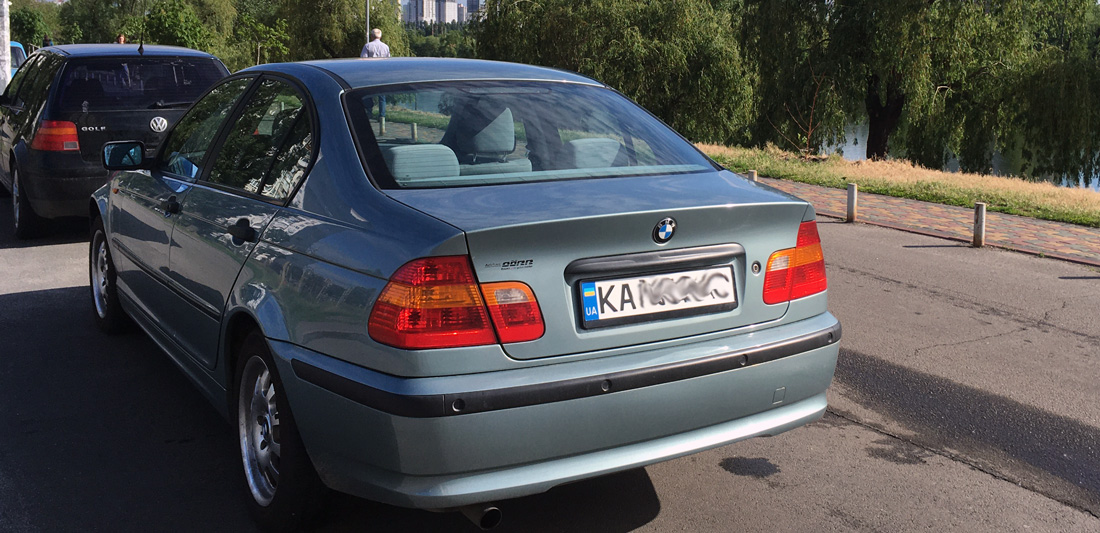 Багажник и бампер BMW 318i E46 2002 года