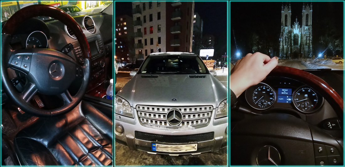 Mercedes-Benz ML 350 2006 року сірий металік, шкіряний салон