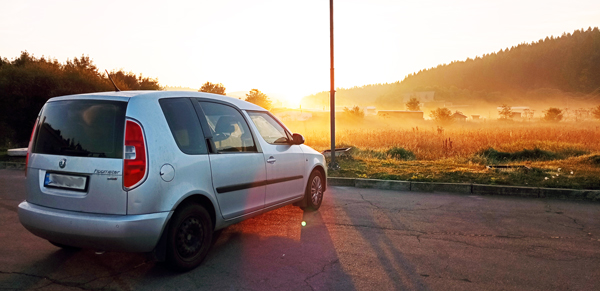Автомобіль Skoda Roomster з Польщі до України