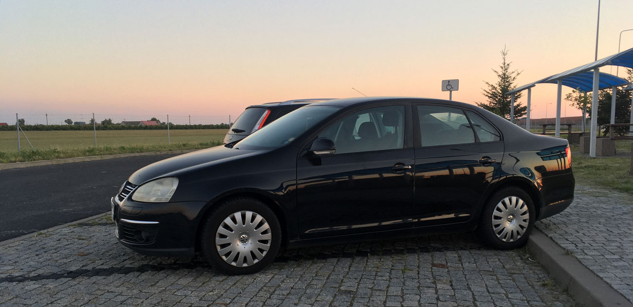 Автомобіль Volkswagen Jetta з Данії
